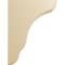 Ekena Millwork 1 3/4"W x 7 1/4"D x 9 1/2"H Plymouth Wood Bracket, Maple BKTW02X07X10PLMA - alternate 4